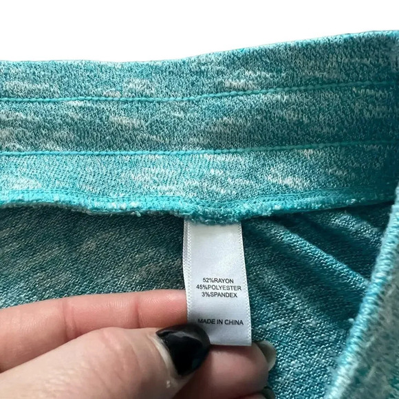 Koolaburra by UGG Blue Women’s Small Teal Elastic Waist Drawstring Joggers - Picture 4 of 5